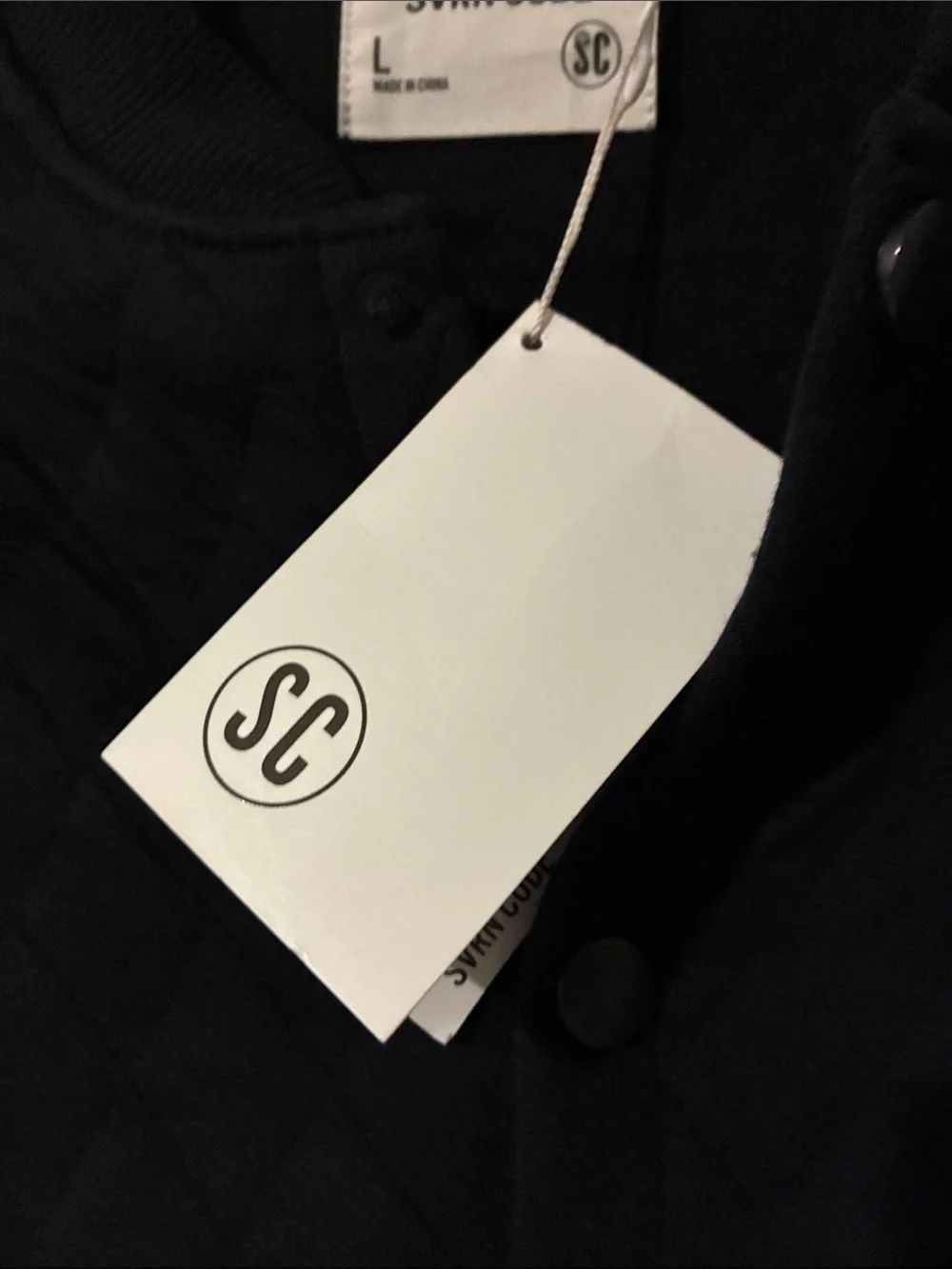 Svrn code black quilted